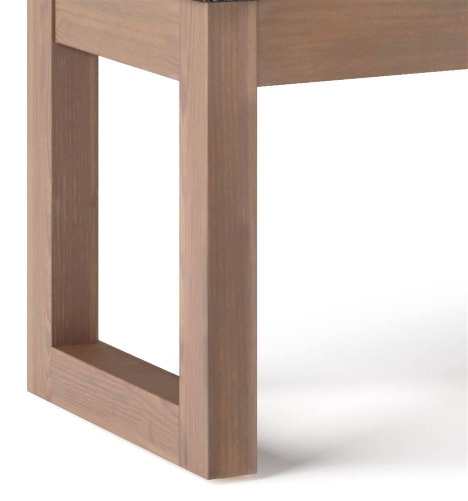 Gray Ottoman Bench V133003