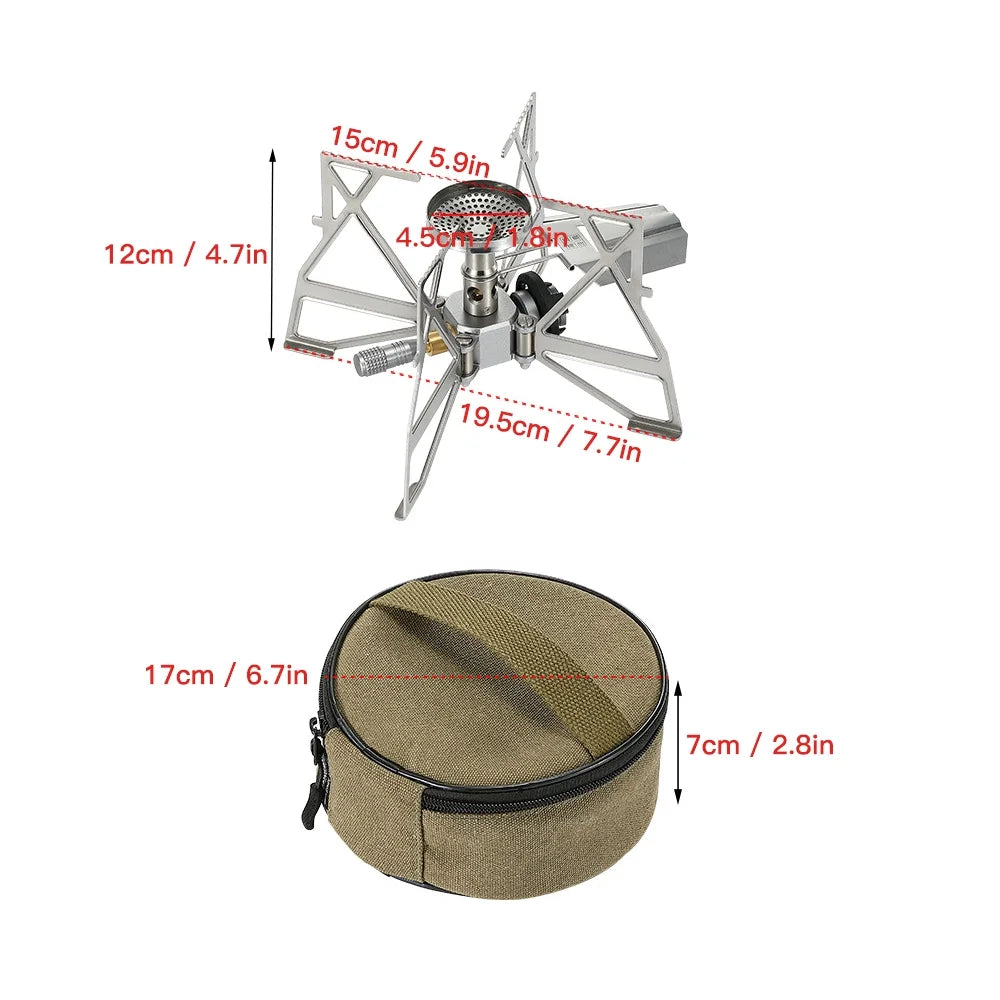 Collapsible Stainless Steel Outdoor Stove 3300W S612882