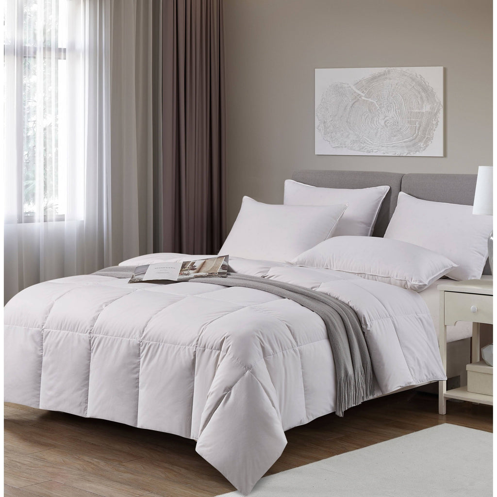 White Down Fiber Comforter King I729