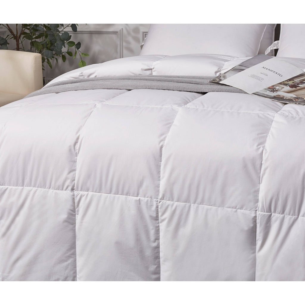 White Down Fiber Comforter King I729