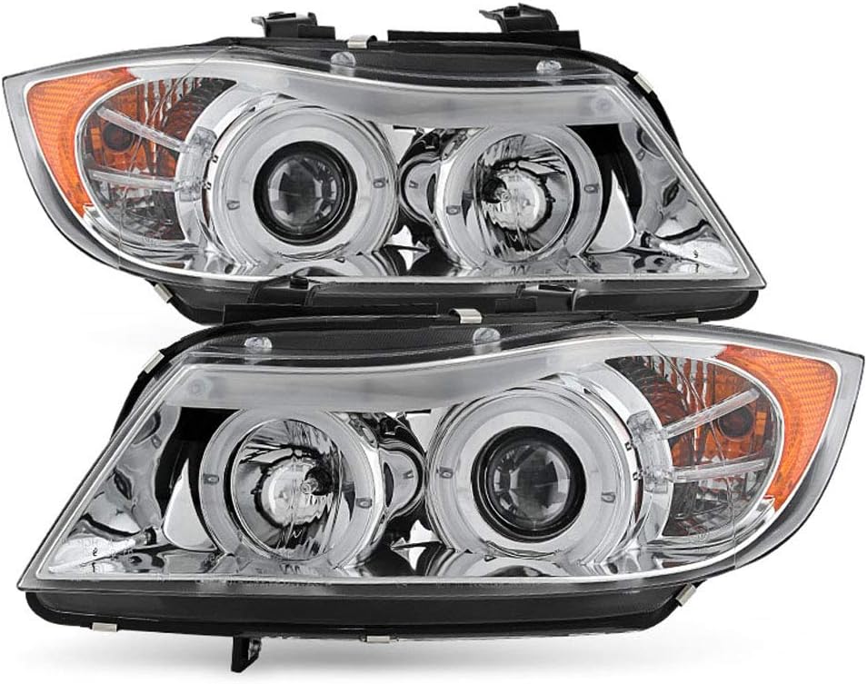 Black Projector Headlights Headlamps Assembly U47409
