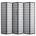 4 Panel Black Folding Room Divider C371197