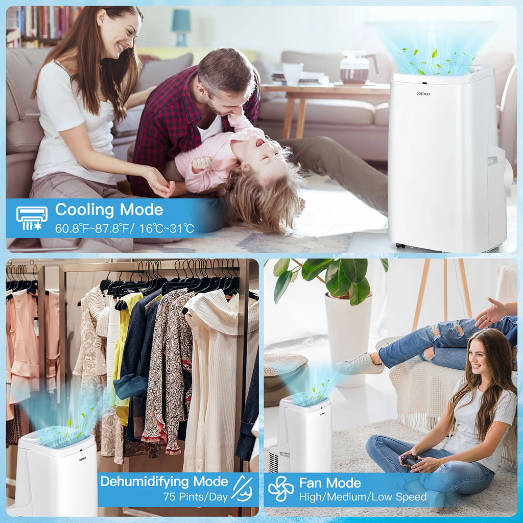 8150 BTU Portable Air Conditioner 3-in-1 L875779