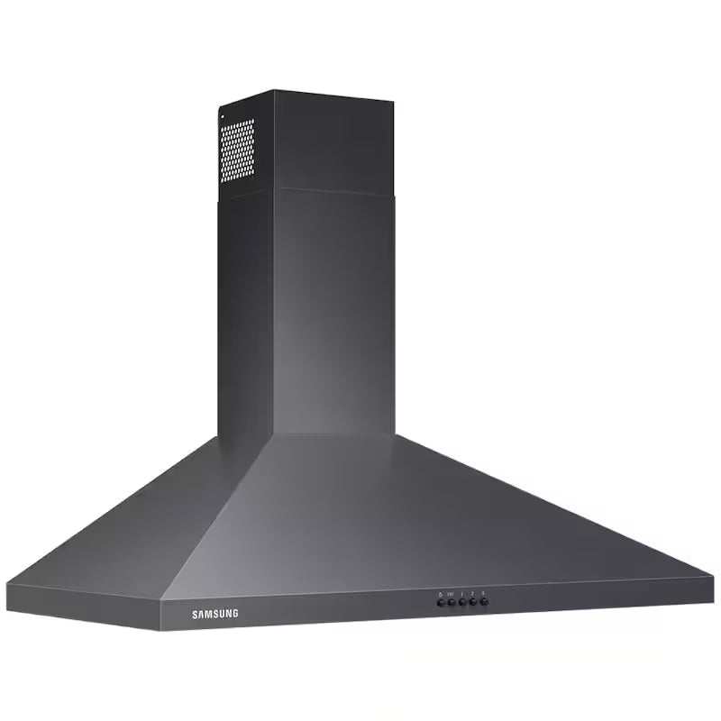 36 in. Wall Mount Range Hood Black Stainless M5605