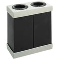 Recycling Center Trash Can, 65.3 gal, Polyethylene R75498