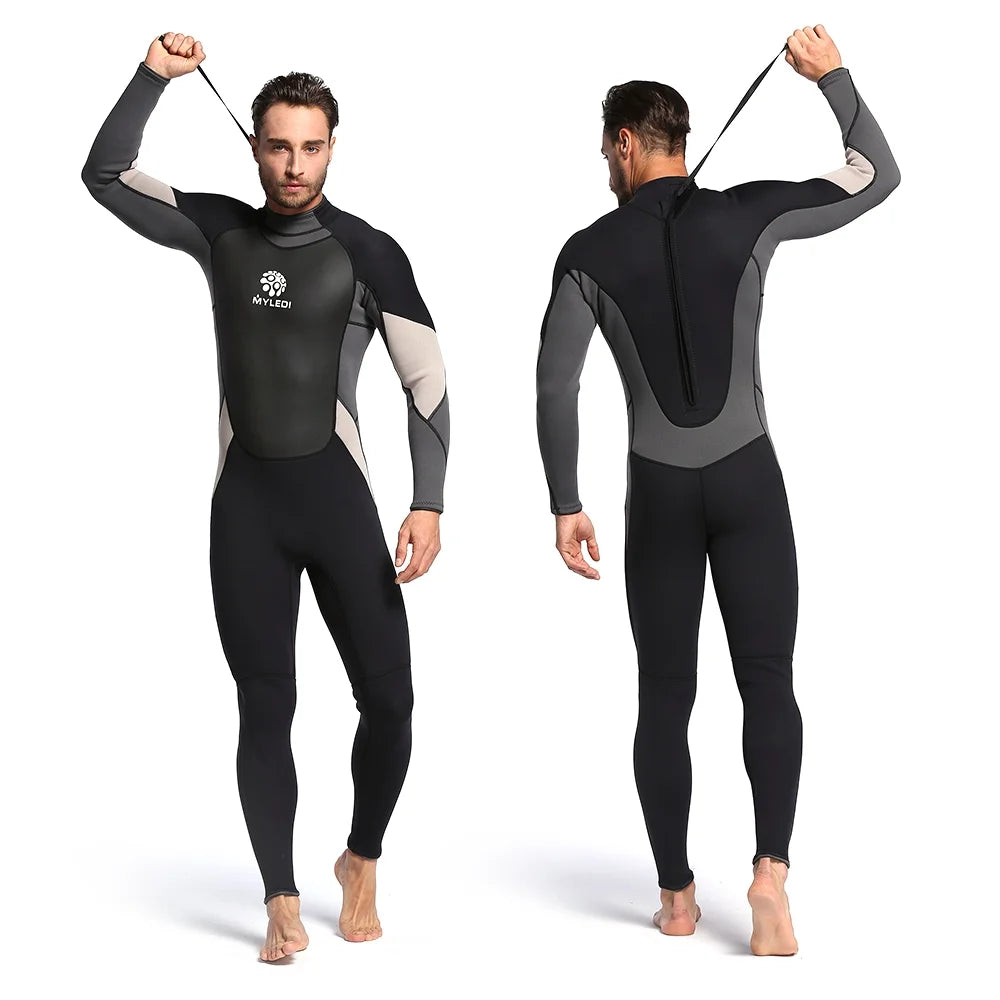 3mm Back Zip Full Body Wetsuit Jumpsuit F510