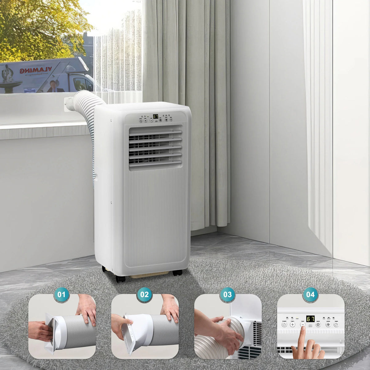 Portable Air Conditioner 3-in-1 with Remote L609
