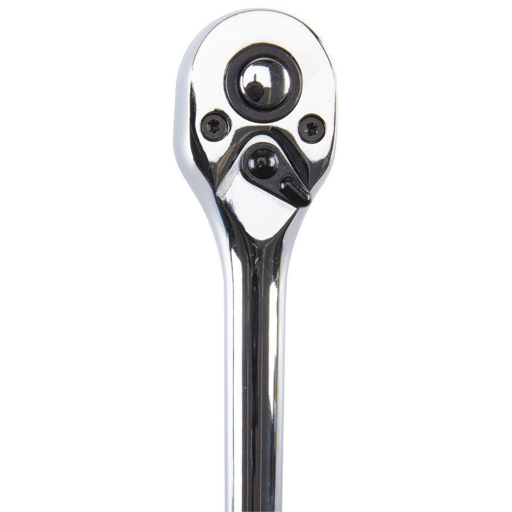 3/8 in. Drive SAE and Metric Chrome Socket and Ratchet Set, 21-Piece Y709