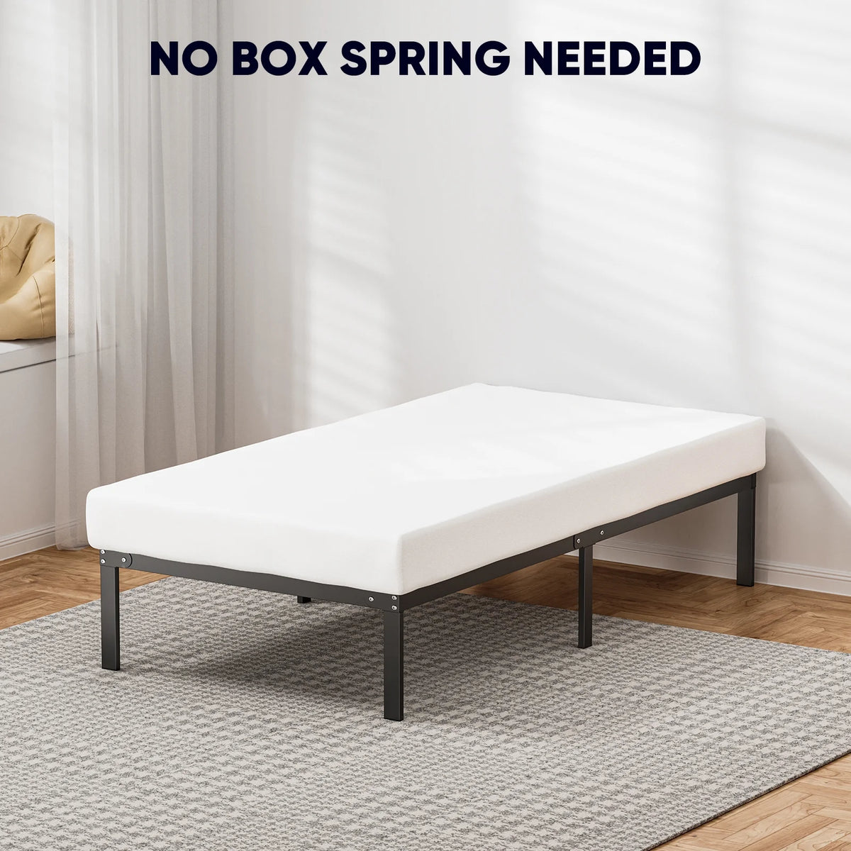 Metal Platform Bed Frame W28035