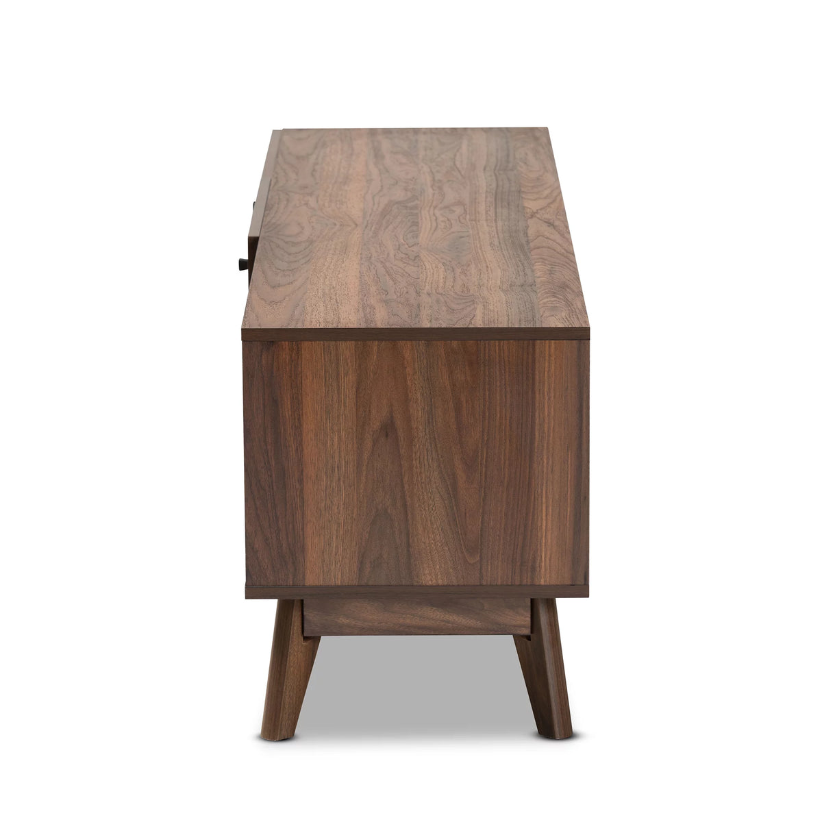Walnut Brown Wood TV Stand N413429