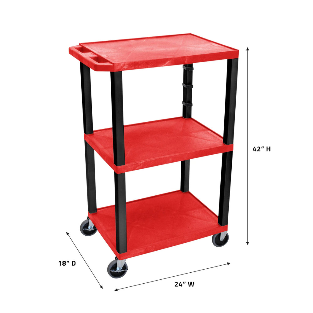 Tuffy Cart 3 Shelves Black O287