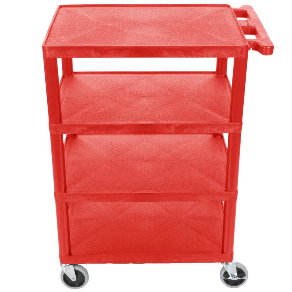 Red Utility Cart U74087