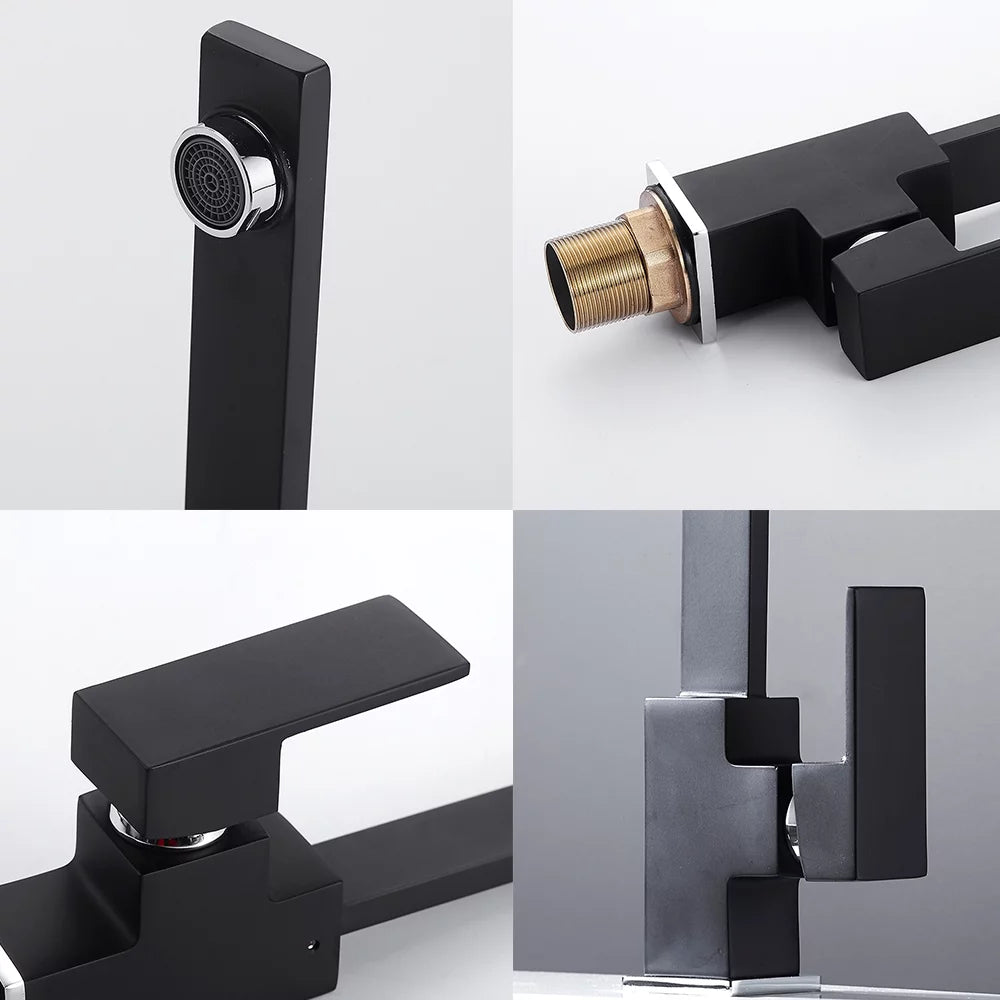 Black Chrome Kitchen Mixer Tap A768964
