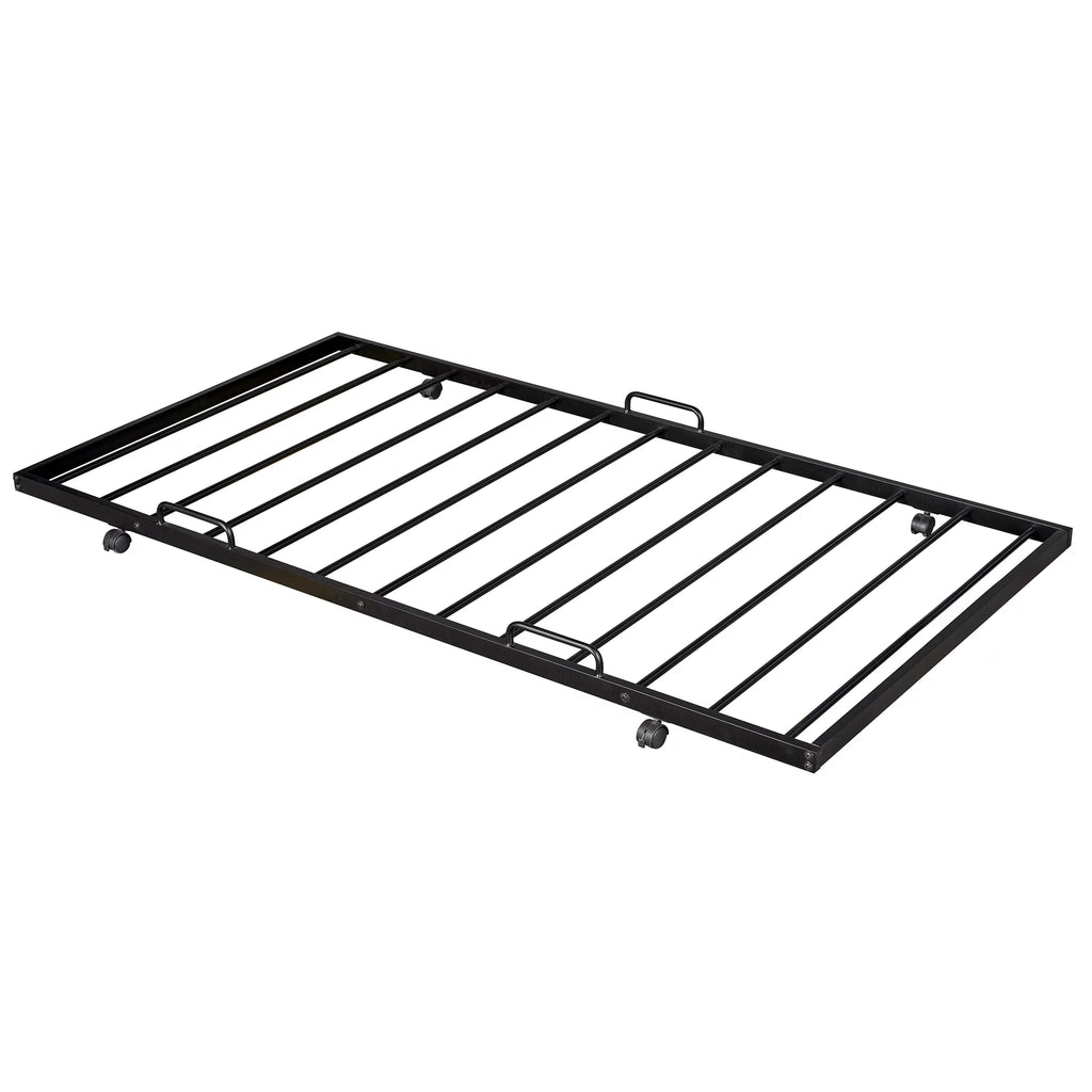 Twin Metal Platform Bed with Trundle C534003