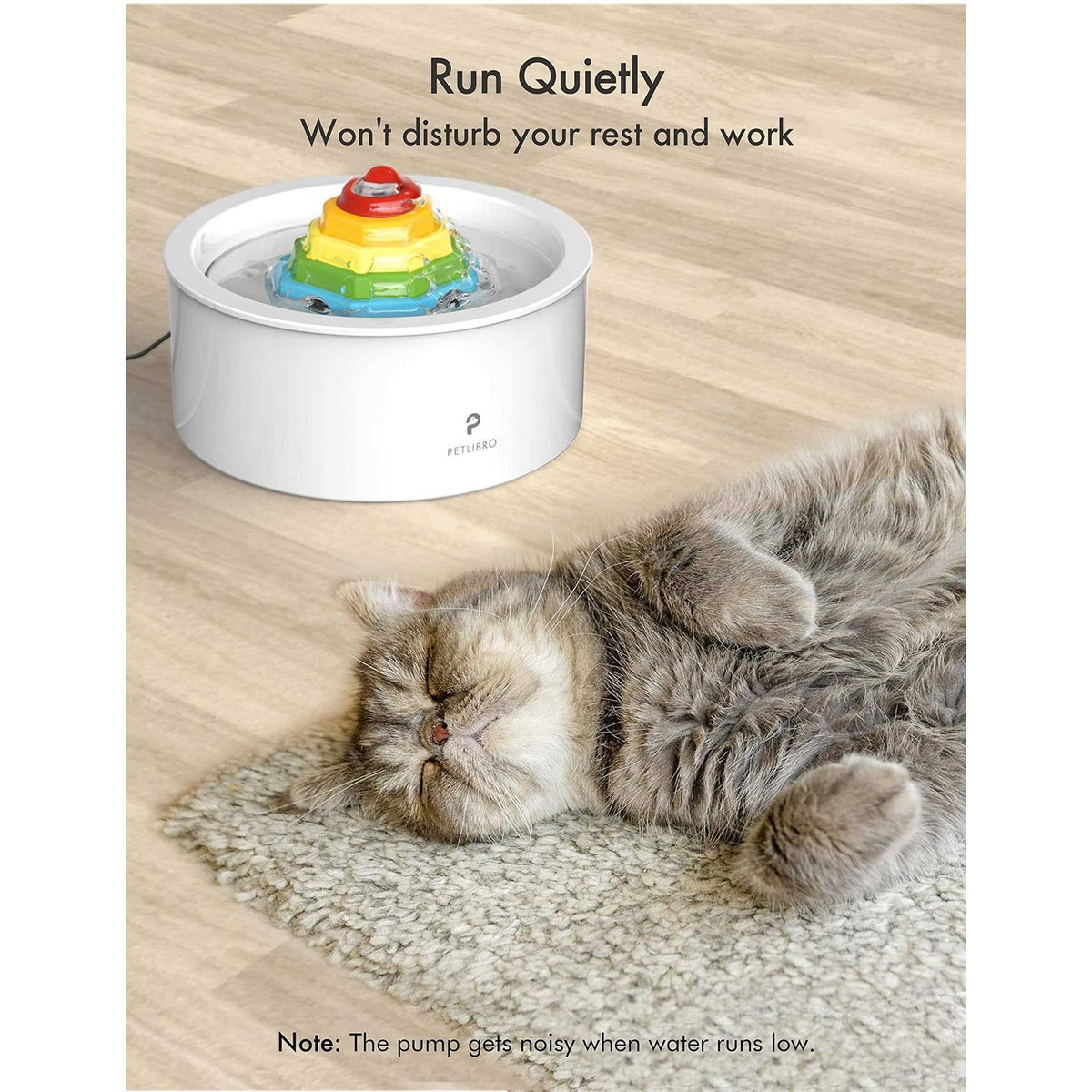 Ceramic Cat Water Fountain 50oz /1.5L O348552
