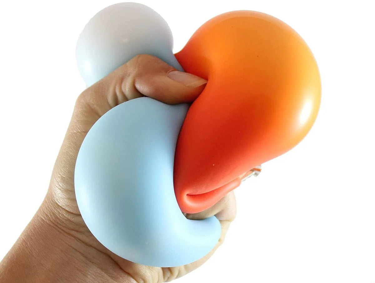 2 Stretchy Squishy Squeeze Stress Balls Sensory Fidget Toy K832