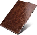 Oil Wax Genuine Leather Magnetic Folio Flip Case for Surface Pro 4, Pack of 2 P713