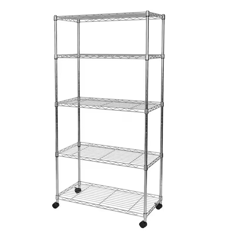5-Tier Steel Wire Shelving System W3615