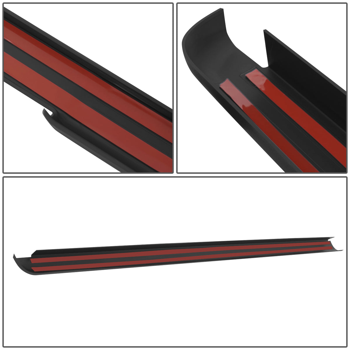 3Pcs Tailgate Bed Rails Caps Protector I977