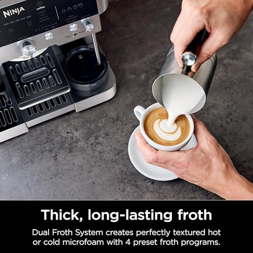 Espresso Machine and Drip Coffee Maker with Coffee Grinder and Milk Frother Z100307