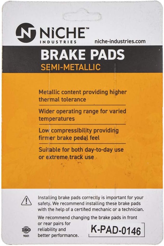 Semi-Metallic Brake Pad Set Pack of 2 F770597
