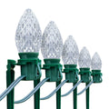 C7 Cool White OptiCore Christmas LED Pathway Lights, 100 Lights, 7.5 I Y241