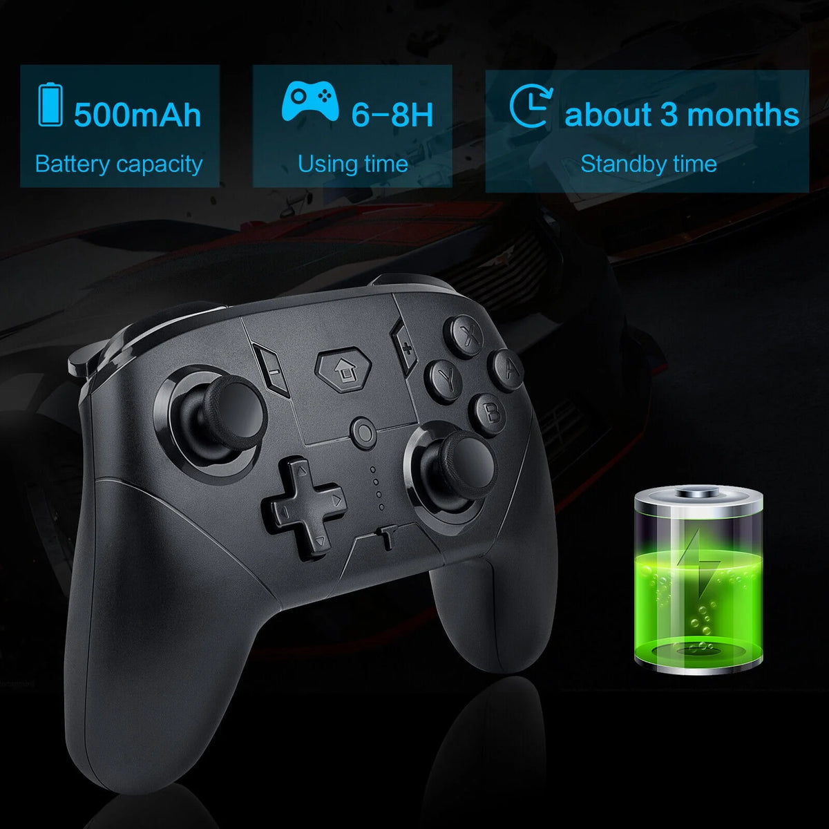 Wireless Game Controller Gamepad Joystick Remote L267