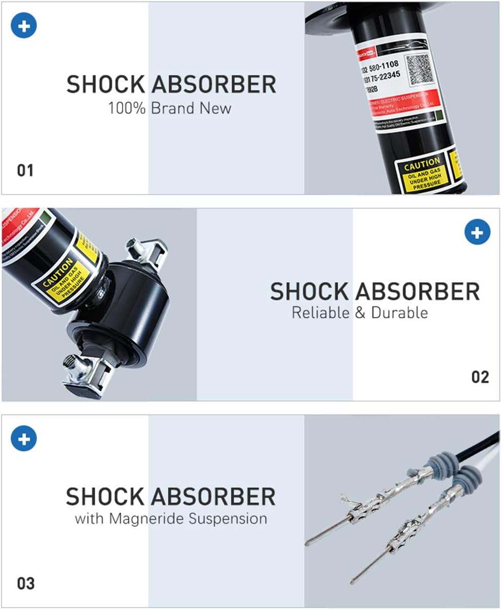 Front Suspension Shock Struts Absorbers w/Magneride V7504