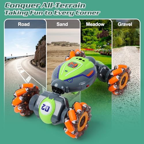 Gesture Sensing RC Stunt Car with Light & Music G872458