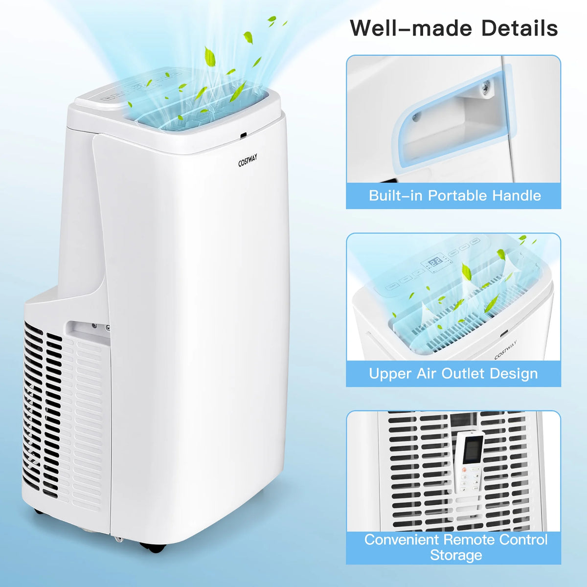 8150 BTU Portable Air Conditioner 3-in-1 L875779