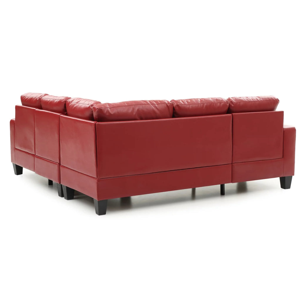 Red Sectional V40172