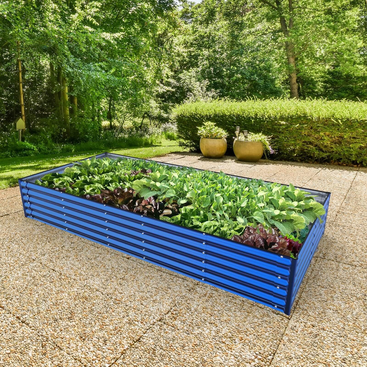 17 Tall Rectangle Raised Garden Bed G728110