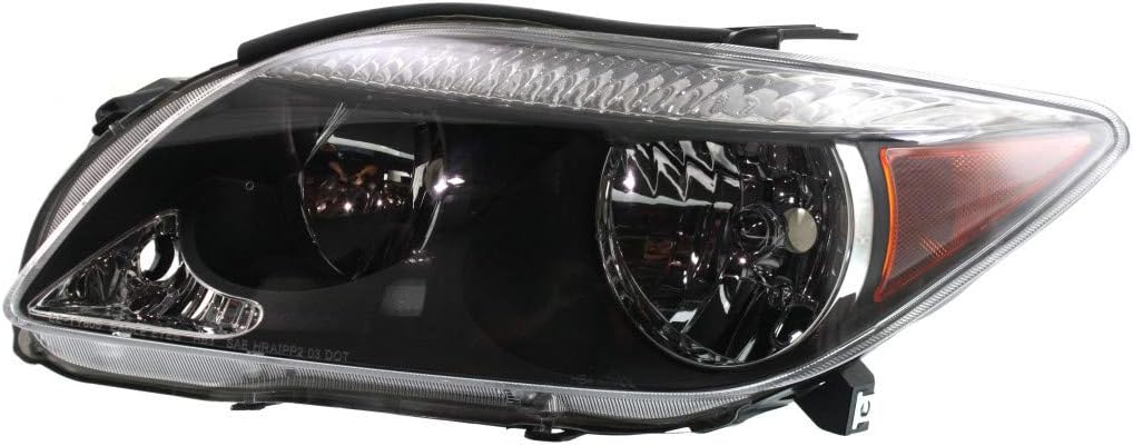 2005 2007 Scion tC Head Light Assembly Driver Side Black Housing F1695