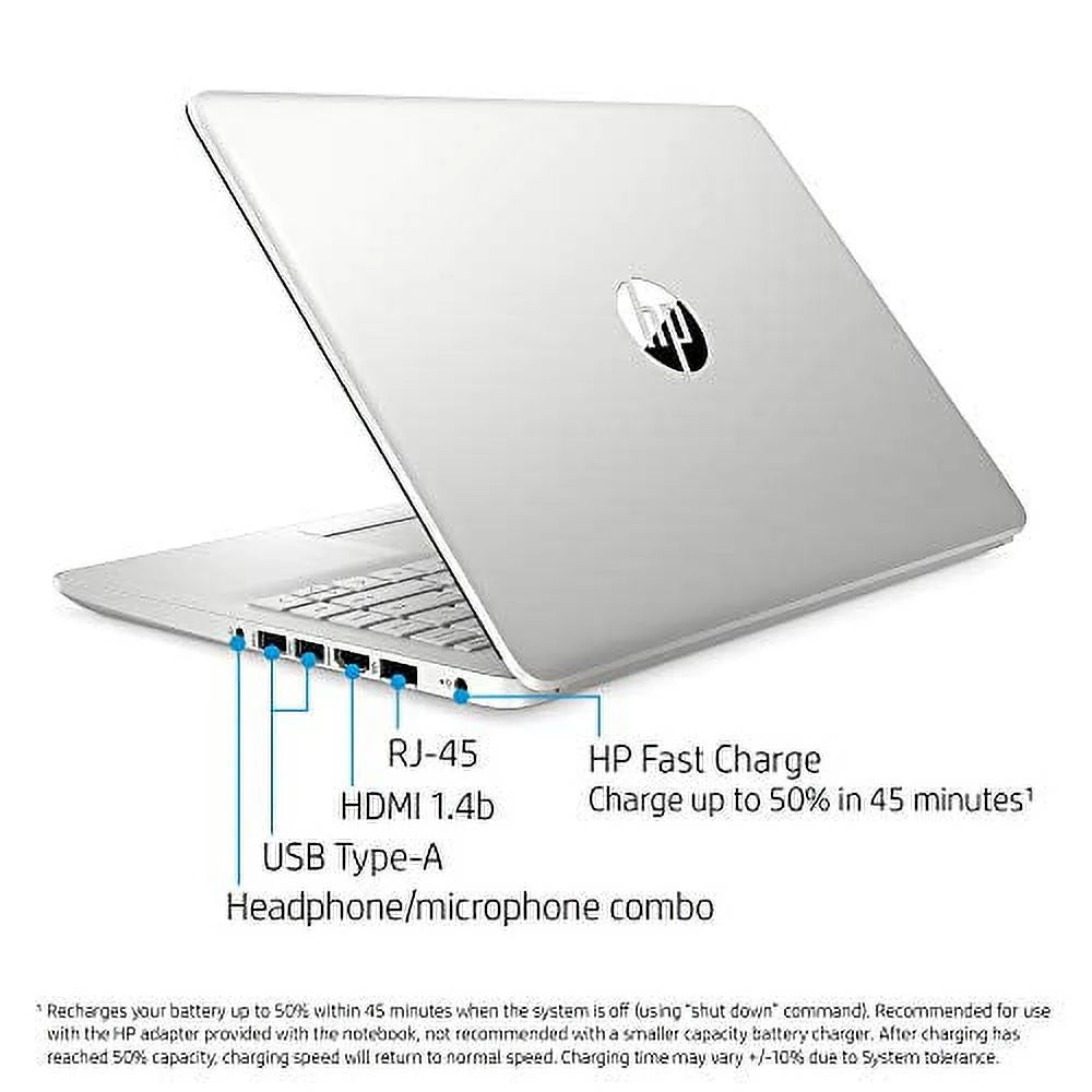 14'' HD Laptop Intel i3 16GB RAM 256GB SSD Silver Windows 10 Pro G3983