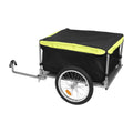 176 lbs 16 inch Foldable Bike Cargo Trailer with Removable Lid U177