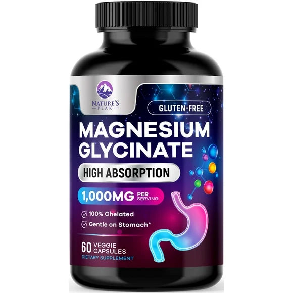 Magnesium Glycinate 1000mg 60 Capsules O8067
