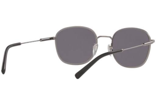 Gunmetal Oval Sunglasses Y786