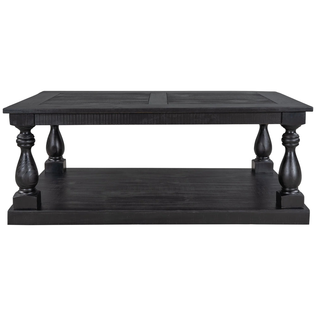 Black Storage Coffee Table C187