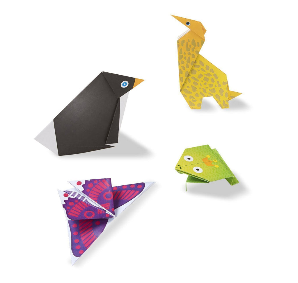 Origami Animals Craft Activity Set with 38 Stickers and 40 Origami Papers I264