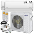 18,000 BTU 2 Zone Ductless Air Conditioner and Heat Pump K66053