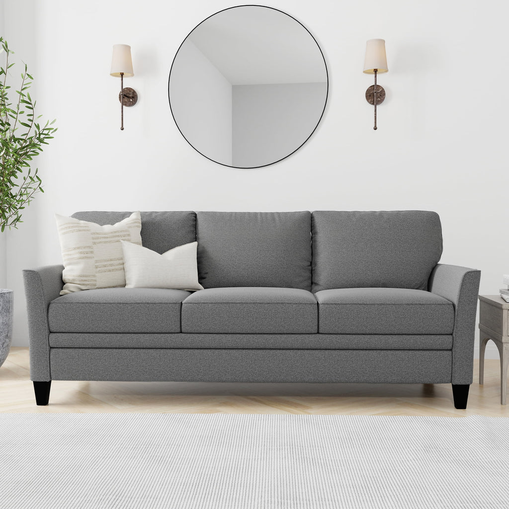 Black 3 Seat Sofa Q77847
