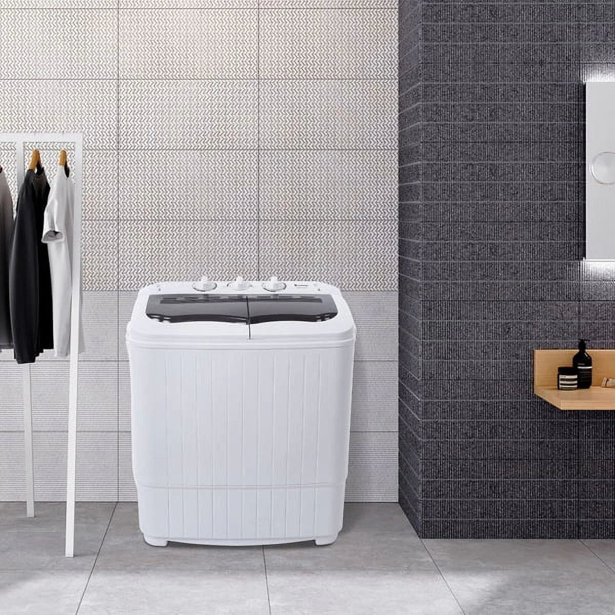 14.3lbs Twin Tub Portable Washing Machine R103315